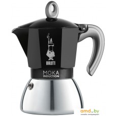 Гейзерная кофеварка Bialetti Moka Induction 2021 (4 порции, черный)