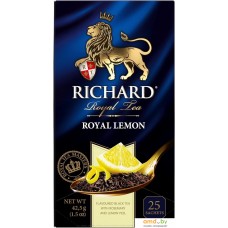 Черный чай Richard Royal Lemon 25 шт