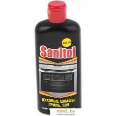 Средство для плит и духовок Sanitol Для плит, духовых шкафов, СВЧ, грилей, сковород, казанов (250 мл)