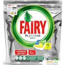 Капсулы для посудомоечной машины Fairy Platinum Lemon All in 1 (70 шт)