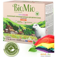 Стиральный порошок BioMio BIO-Color для цветного белья с экстрактом хлопка 1,5 кг