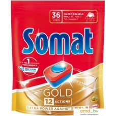 Таблетки для посудомоечной машины Somat Gold 36 шт