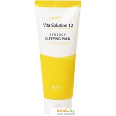 Jigott Маска для лица кремовая Vita Solution 12 Synergy Sleeping Pack 180 мл