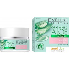 Eveline Cosmetics Гель для лица Norganic Aloe+Collagen Увлажняюще-матирующий 50 мл