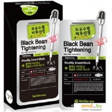 Косметика по уходу за лицом WellDerma Набор масок Black Bean Tightening Weekly Smart Mask 10x25 мл