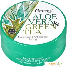 Косметика по уходу за лицом Esthetic House Патчи Aloe Vera&Green Tea Hydrogel Eye Patch 60 шт