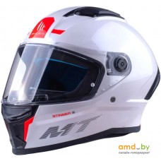 Мотошлем MT Helmets Stinger 2 Solid (XL, белый перламутр)