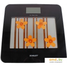 Напольные весы Scarlett SC-BS33E002 (черный/оранжевый)