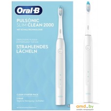 Электрическая зубная щетка Oral-B Pulsonic Slim Clean 2000 (белый)