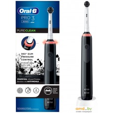 Электрическая зубная щетка Oral-B Pro 3 3000 Pure Clean Black D505.513.3 (черный)