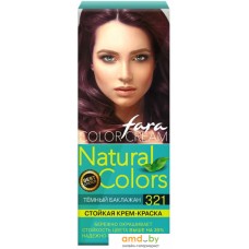 Крем-краска Fara Natural Colors 321 темный баклажан 50 мл