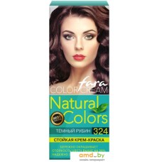 Крем-краска Fara Natural Colors 324 темный рубин 50 мл