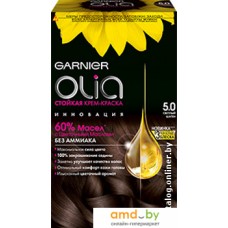 Крем-краска для волос Garnier Olia 5.0 светлый шатен