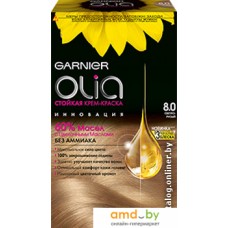 Крем-краска для волос Garnier Olia 8.0 светло-русый