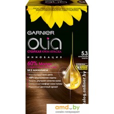 Крем-краска для волос Garnier Olia 5.3 золотистый каштан