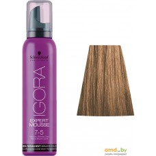 Оттеночный бальзам Schwarzkopf Professional Igora Expert Mousse Semi-Permanent Color 7-5 100 мл