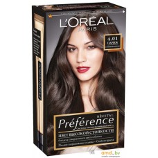 L'Oreal Recital Preference 4.01 Париж Глубокий каштан