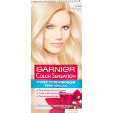 Крем-краска для волос Garnier Color Sensation 101 серебристый блонд