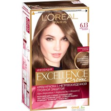 Крем-краска для волос L'Oreal Excellence 6.13 Темно-русый бежевый