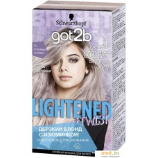 Крем-краска для волос Schwarzkopf Got2b Lightener+Twist 104 морозный лиловый