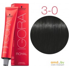 Schwarzkopf Professional Igora Royal Permanent Color Creme 3-0 60 мл