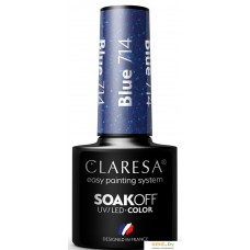 Гель-лак Claresa Hybrid Blue 714 5 мл