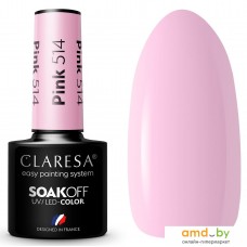 Гель-лак Claresa Hybrid Pink 514 5 мл