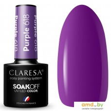 Гель-лак Claresa Hybrid Purple 618 5 мл