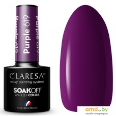 Гель-лак Claresa Hybrid Purple 619 5 мл