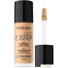 Тональный крем Deborah Milano Foundation And Concealer 24 Ore Extra Cover 03