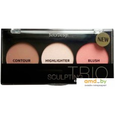 Румяна Belor Design Sculpting Trio (тон 2) 10.9 г