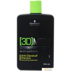 Schwarzkopf Professional 3D Men Anti-Dandruff Shampoo 250 мл