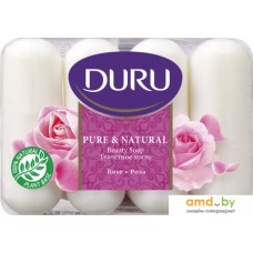 Duru Мыло Pure&Natural Роза 4x85 г