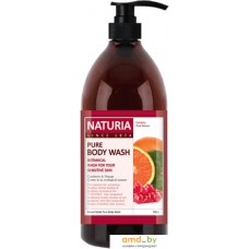 Evas Гель для душа Naturia Pure Body Wash Cranberry & Orange 750 мл