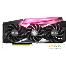 Видеокарта Inno3D GeForce RTX 3060 Ti iChill X3 Red LHR C306T3-08D6X-1671VA39H