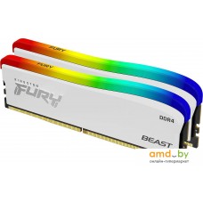 Оперативная память Kingston FURY Beast RGB SE 2x16ГБ DDR4 3200 МГц KF432C16BWAK2/32