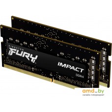 Оперативная память Kingston FURY Impact 2x32GB DDR4 SODIMM PC4-25600 KF432S20IBK2/64