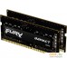 Оперативная память Kingston FURY Impact 2x32GB DDR4 SODIMM PC4-25600 KF432S20IBK2/64. Фото №1