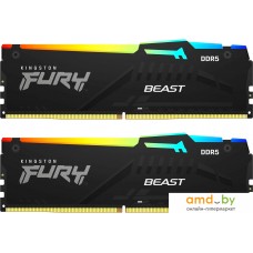 Оперативная память Kingston FURY Beast RGB 2x16ГБ DDR5 6000МГц KF560C40BBAK2-32