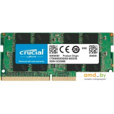 Оперативная память Crucial 16ГБ DDR4 SODIMM 3200 МГц CT16G4SFS832A