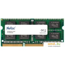 Оперативная память Netac Basic 4GB DDR3 SODIMM PC3-12800 NTBSD3N16SP-04