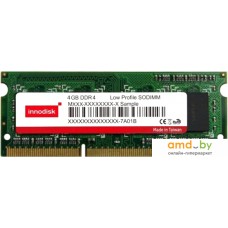 Оперативная память Innodisk 4ГБ DDR4 SODIMM 2400 МГц M4SS-4GSS3C0J-E