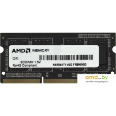 Оперативная память AMD Radeon R5 Entertainment Series 2ГБ DDR3 SODIMM 1600 МГц R532G1601S1S-U