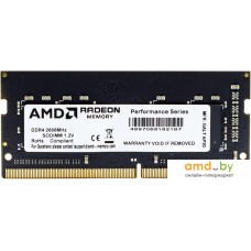 Оперативная память AMD Radeon R7 Performance 4GB DDR4 SODIMM PC4-21300 R744G2606S1S-UO