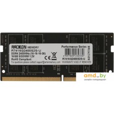 Оперативная память AMD Radeon R7 Performance Series 16ГБ DDR4 SODIMM 2400 МГц R7416G2400S2S-U