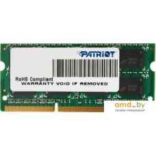 Оперативная память Patriot Signature Line 4GB DDR3 SO-DIMM PC3-12800 [PSD34G16002S]