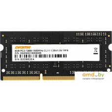 Оперативная память Digma 4ГБ DDR3 SODIMM 1600 МГц DGMAS31600004S