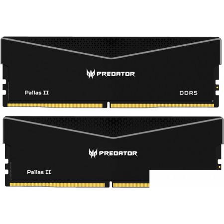 

Оперативная память Acer Predator Pallas II 2x16ГБ DDR5 6400 МГц BL.9BWWR.434, Predator Pallas II 2x16ГБ DDR5 6400 МГц BL.9BWWR.434
