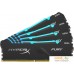 Оперативная память HyperX Fury RGB 4x8GB DDR4 PC4-27700 HX434C16FB3AK4/32. Фото №1