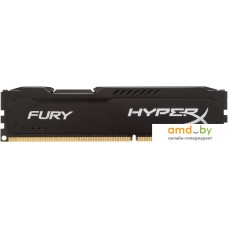 Оперативная память HyperX Fury Black 4GB DDR3 PC3-12800 HX316C10FB/4